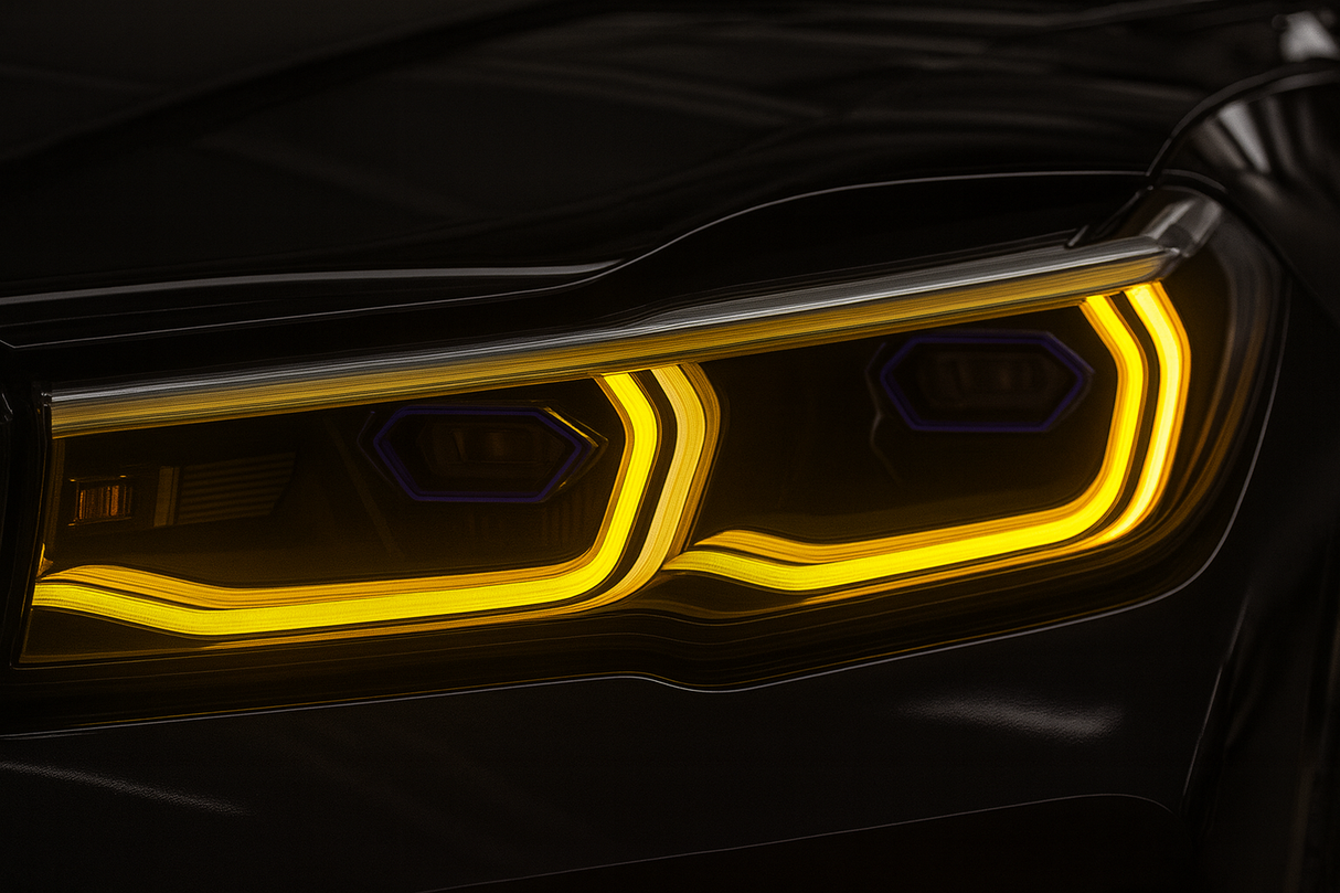 BMW 7 Series G11 / G12 (2019–2022) Yellow DRL Headlight Upgrade