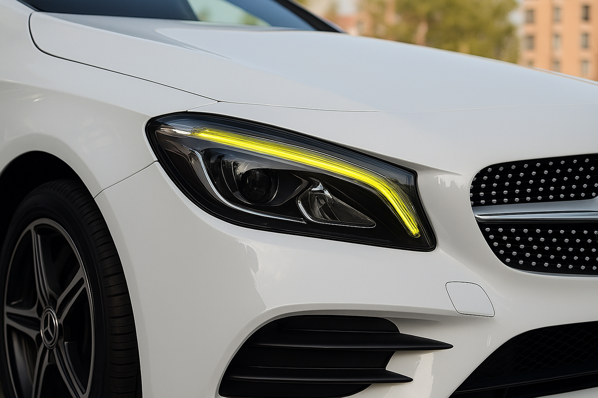 Mercedes-Benz C-Class W205 (2016–2019) Yellow DRL LED Board Retrofit