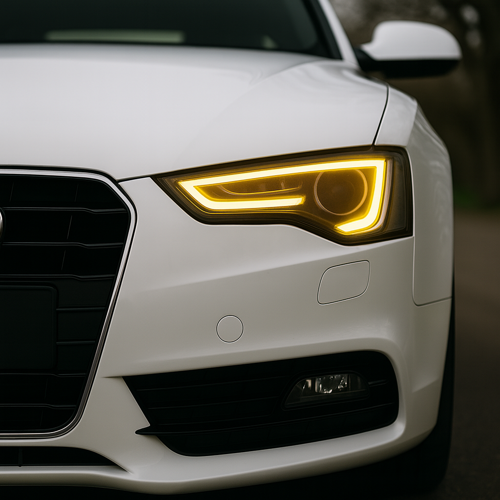 Audi A4 B8 B8.5 (2013–2016) Yellow DRL Headlight Upgrade