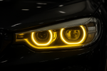 Load image into Gallery viewer, BMW 3 Series GT F34 LCI (2017–2019) Yellow DRL / Demon Eyes Headlight Upgrade