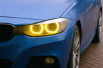 Load image into Gallery viewer, BMW 3 Series F30 F31 (2012–2016) Yellow DRL / Demon Eyes Headlight Upgrade